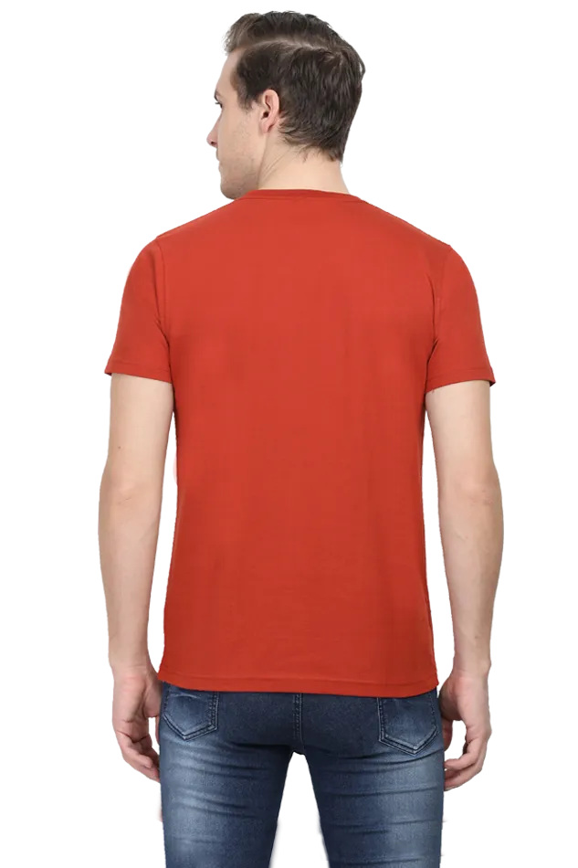 A Male Round Neck Half Sleeve Classic T-Shirt Future