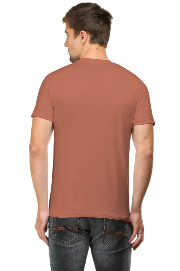 A Male Round Neck Half Sleeve Classic T-Shirt Future