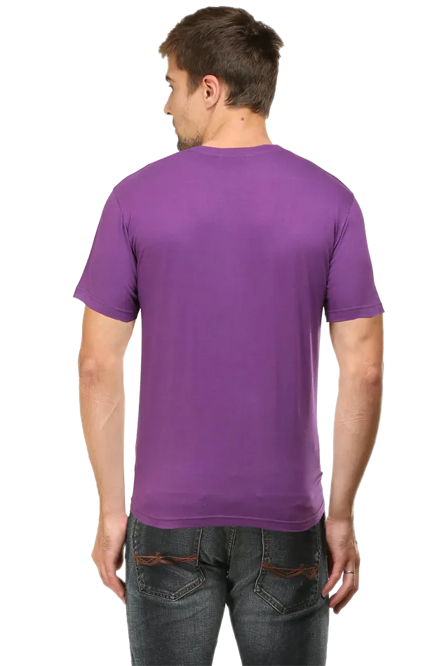 A Male Round Neck Half Sleeve Classic T-Shirt Future