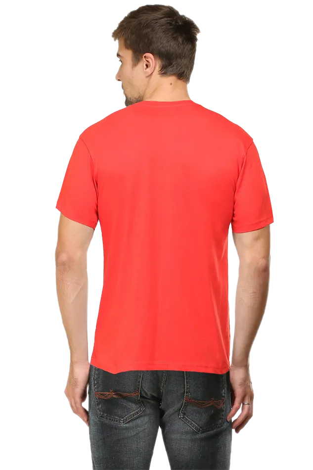 A Male Round Neck Half Sleeve Classic T-Shirt Future