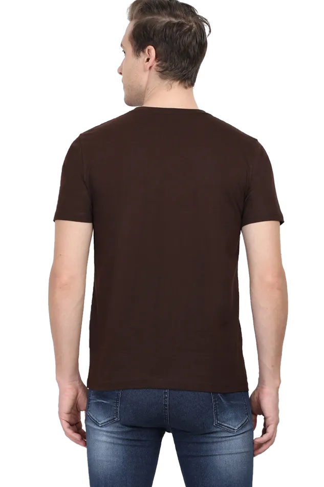 A Male Round Neck Half Sleeve Classic T-Shirt Future