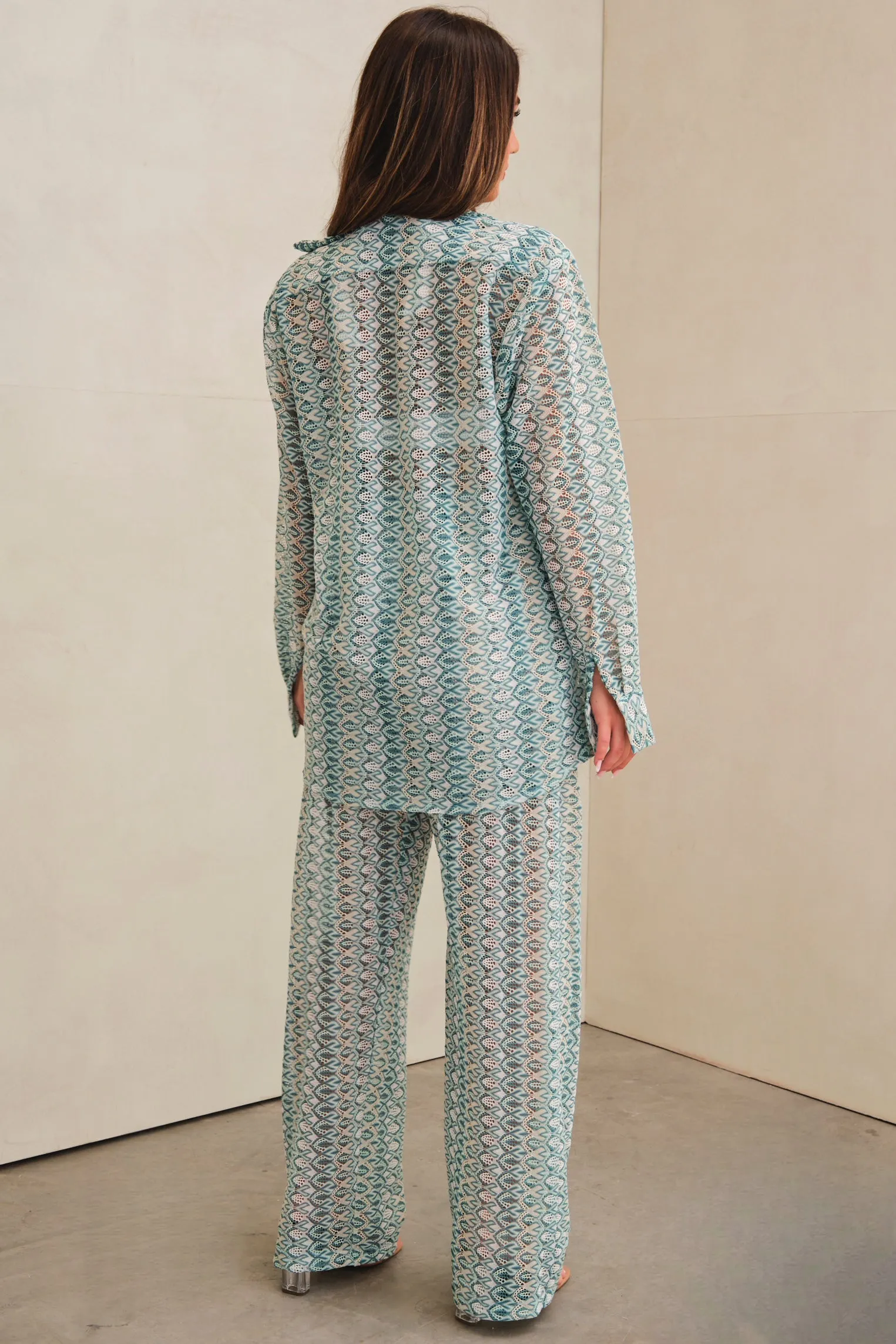 Agua Knitted High Waisted Pants
