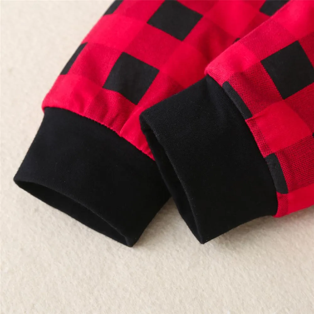 Baby Unisex Plaid Pattern Elk Romper & Pants & Hat Buy Baby Clothes Wholesale