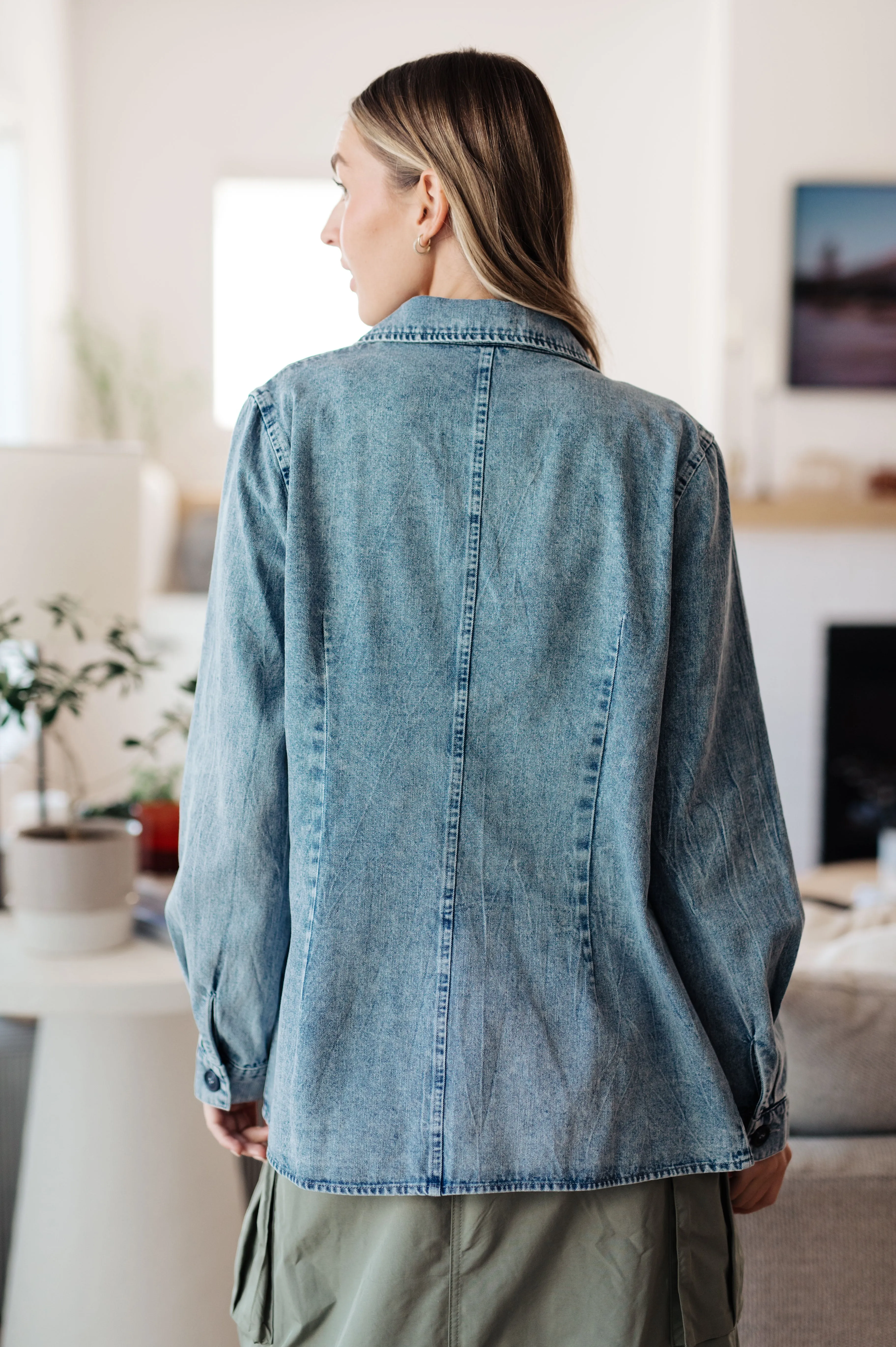 BiBi Business Brunch Denim Blazer