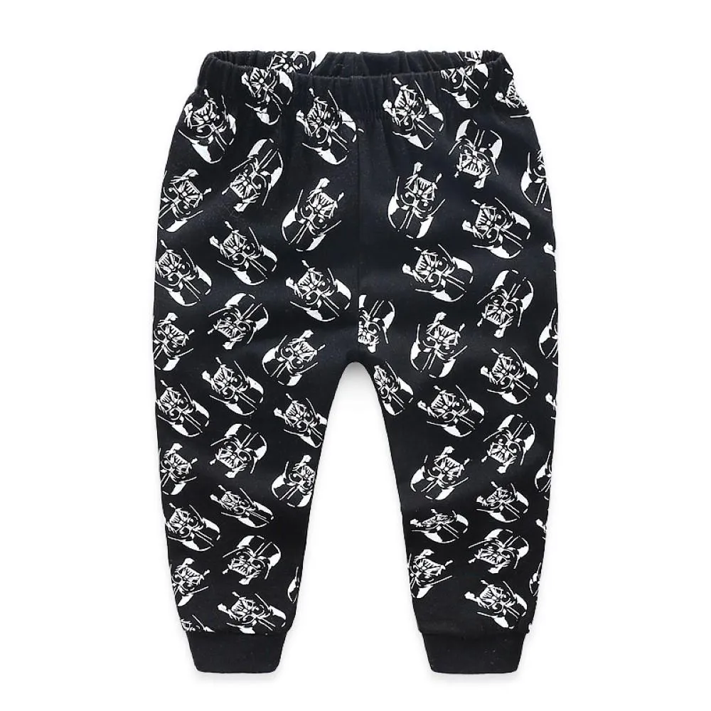 Boys Dark Side Pattern Long Sleeves Top & Pants Wholesale Boys Clothes