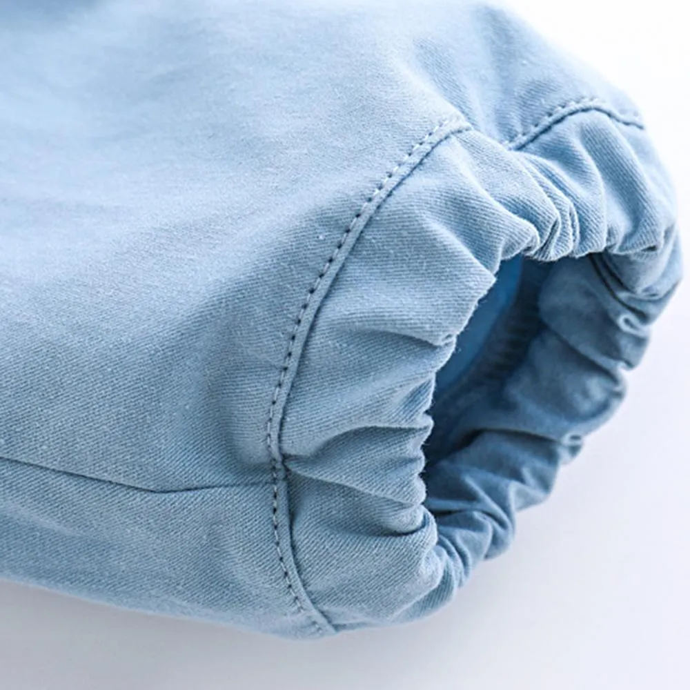 Boys Solid Pocket Casual Pants