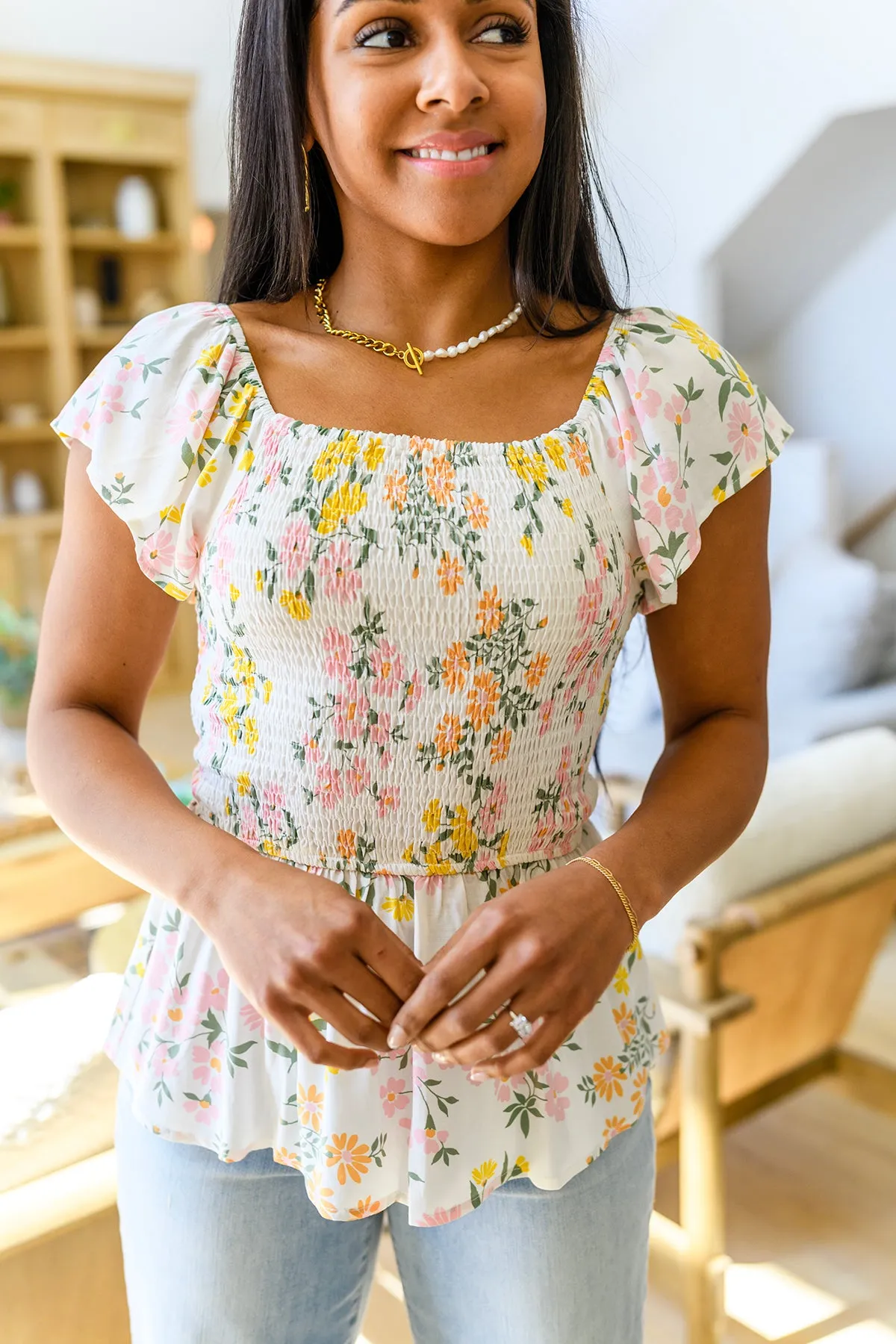Constantly Cute Floral Top - 4/28/2023