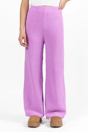 Cozy For Keeps Lavender Lounge Pants