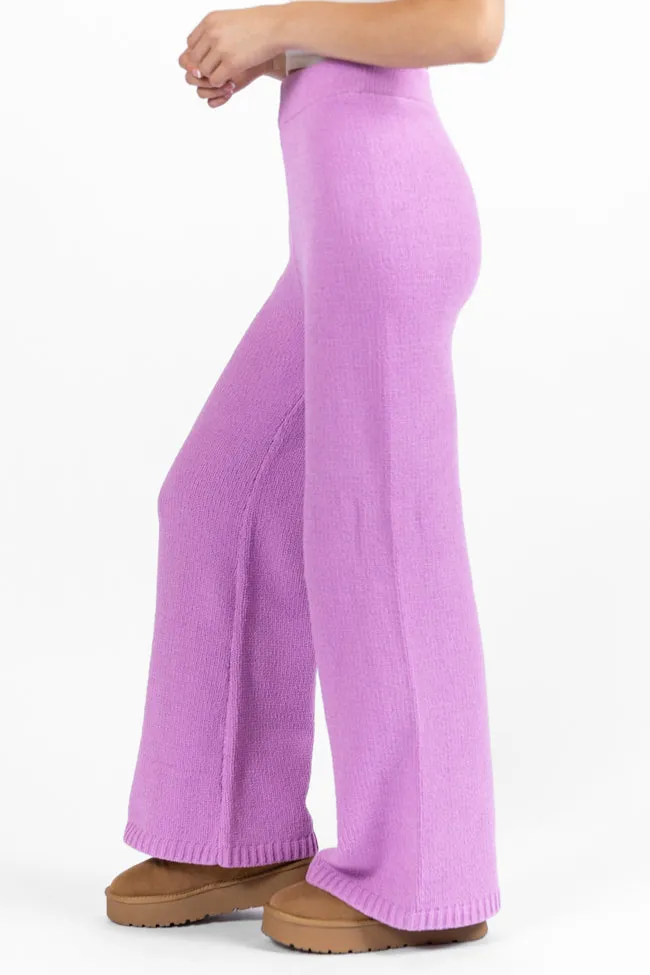 Cozy For Keeps Lavender Lounge Pants