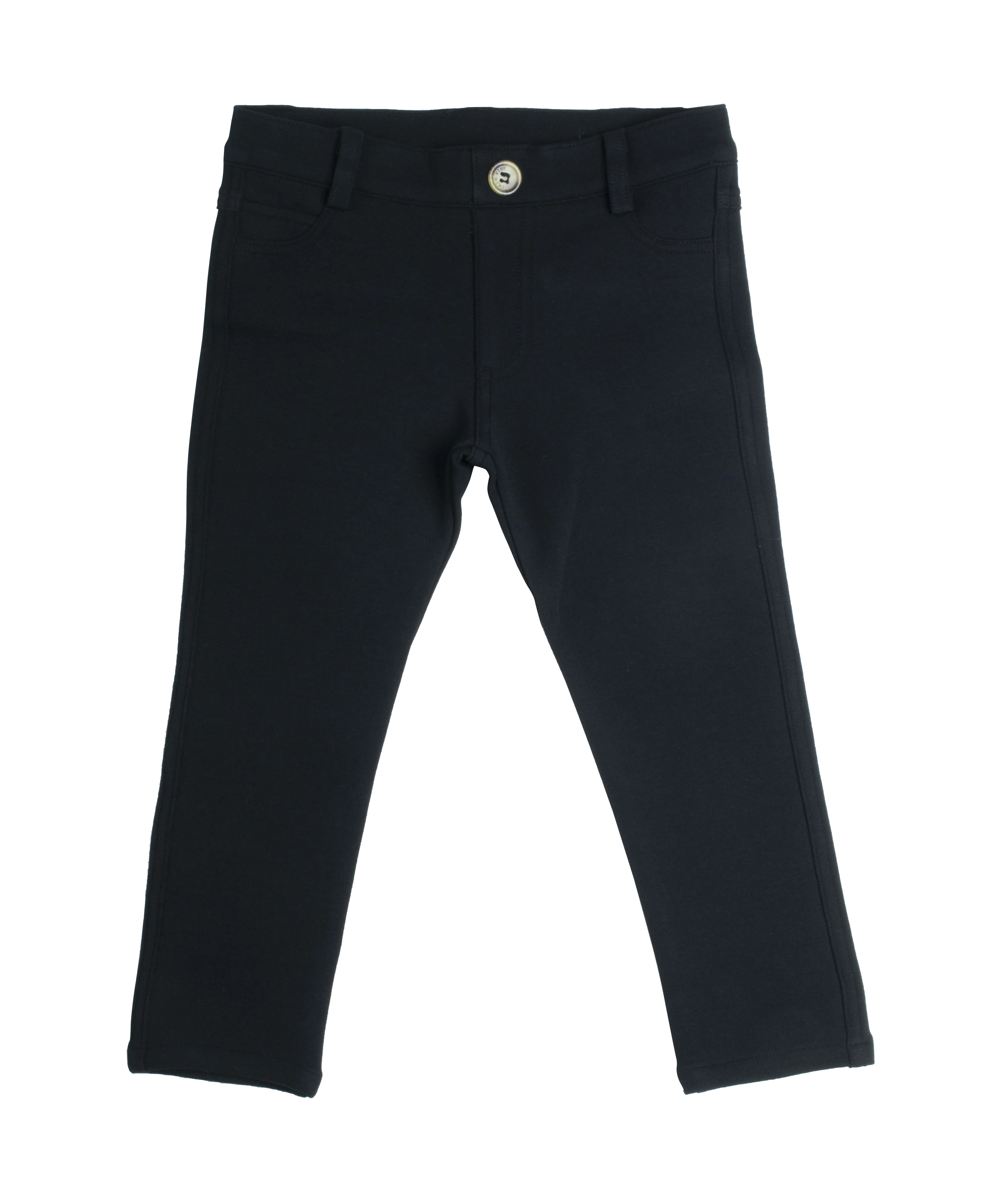 CREW BASICS PONTE SLIM PANTS
