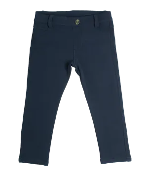 CREW BASICS PONTE SLIM PANTS