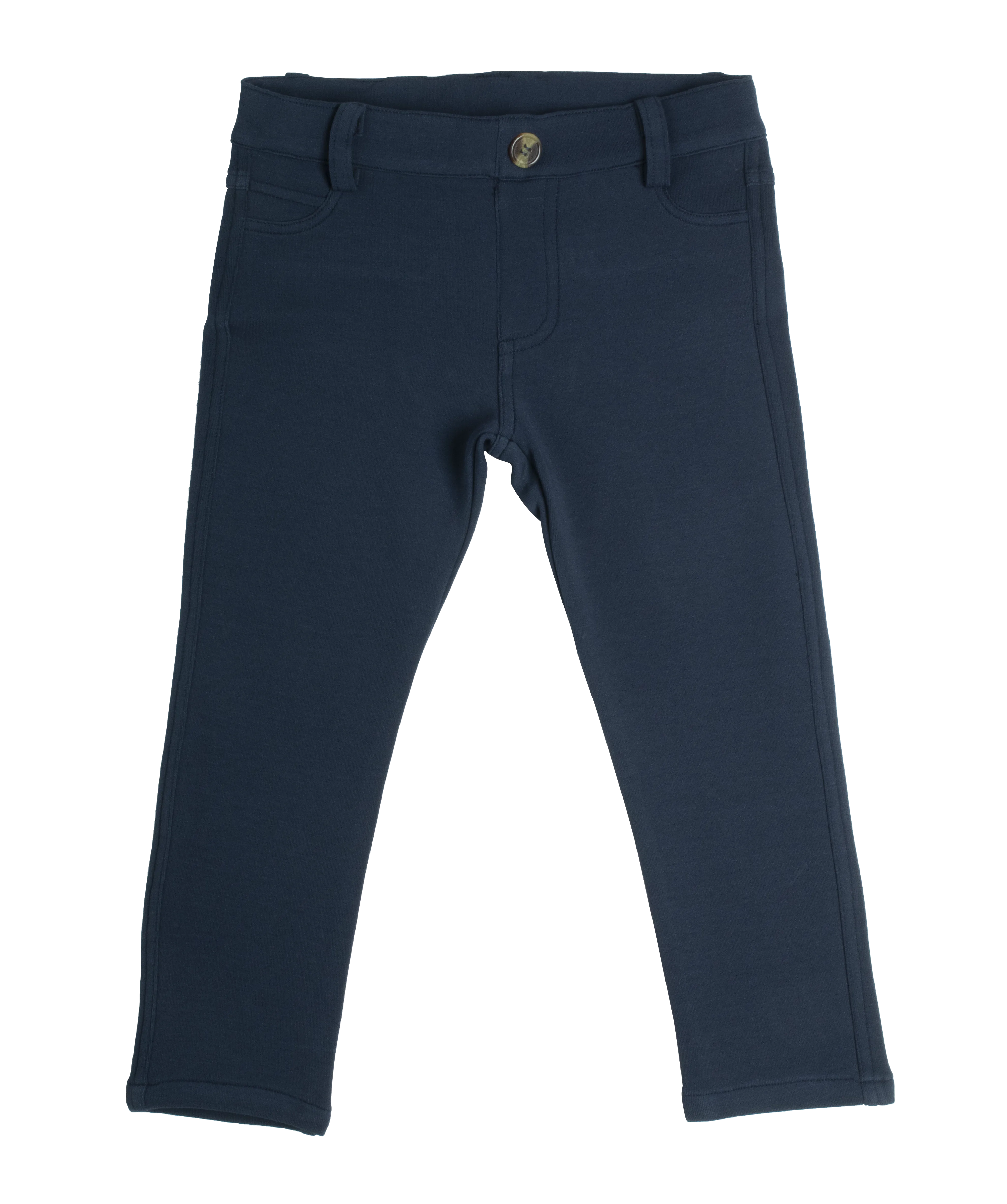 CREW BASICS PONTE SLIM PANTS
