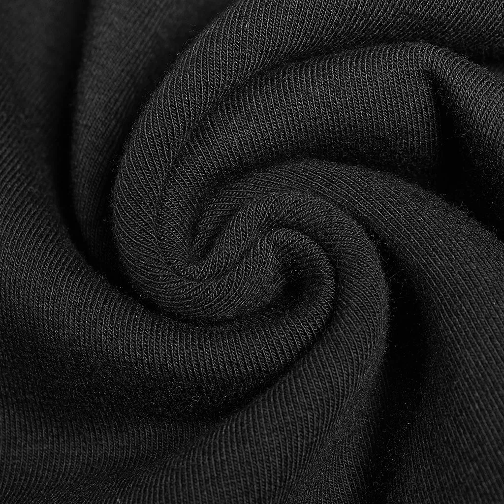 Dark High Collar Trumpet Sleeve Knitted Top sweater OPT-293TCF