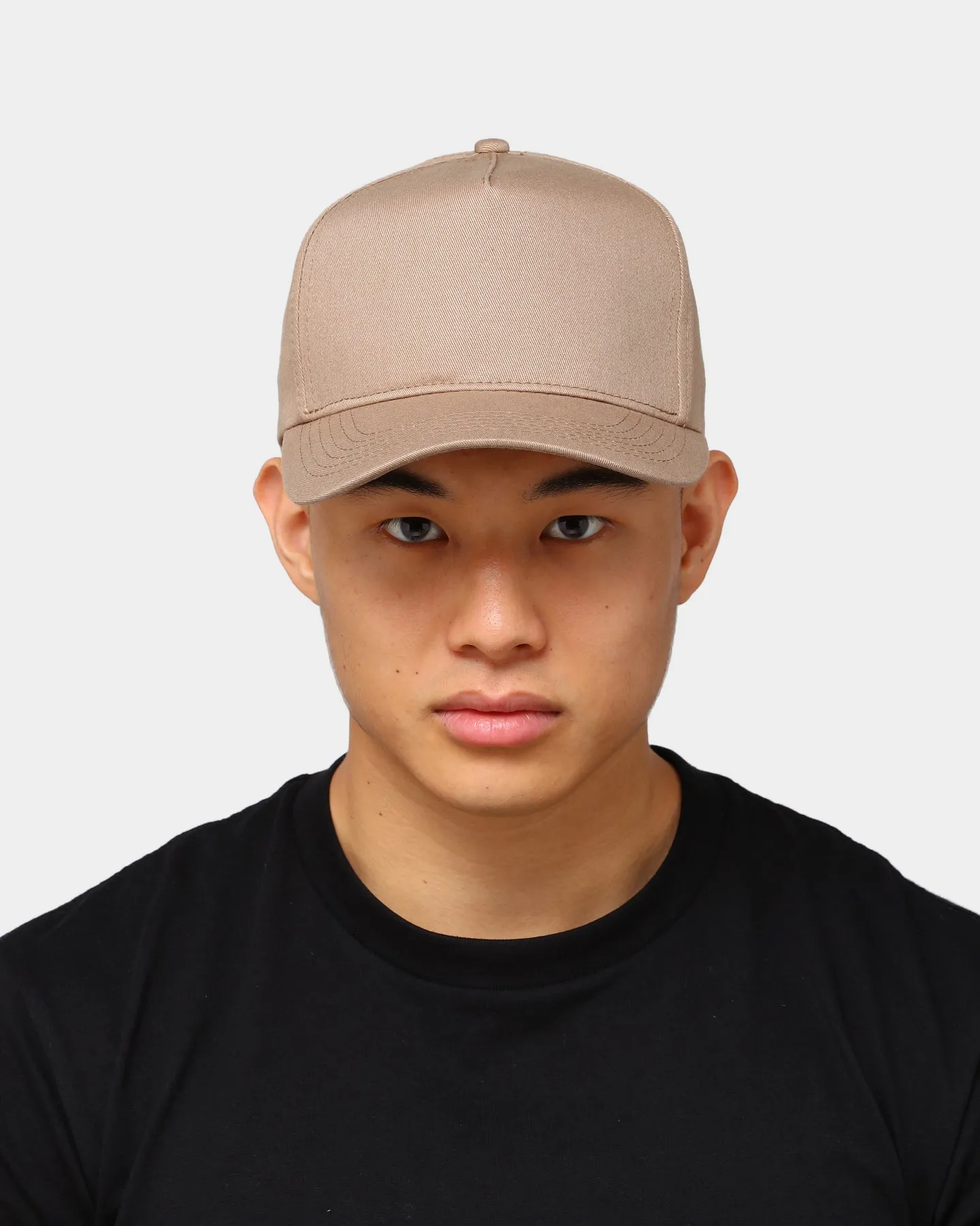 EN ES Strapback Tan/White