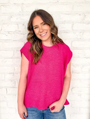 Essential Ease Hot Pink Top