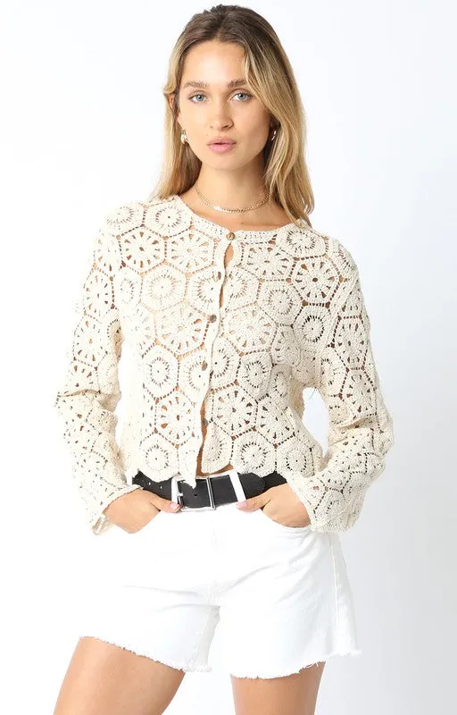 Felicia Crochet Cardigan