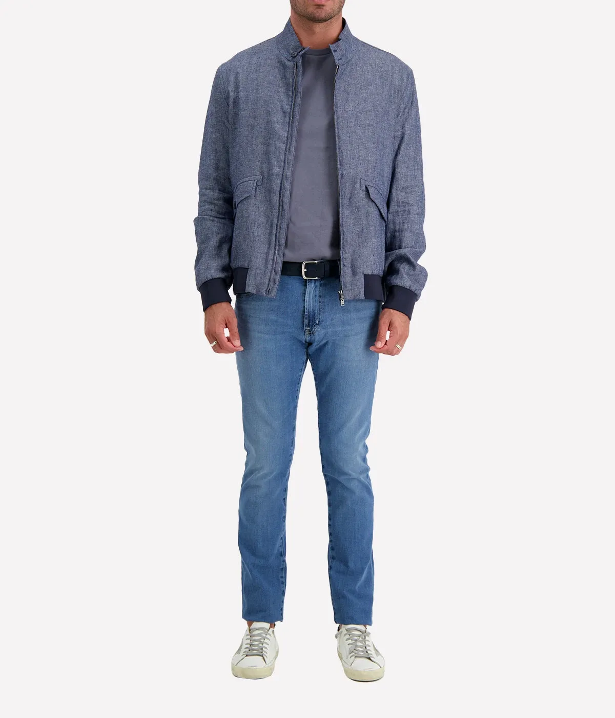 *FINAL SALE* Bomber Jacket in Blue