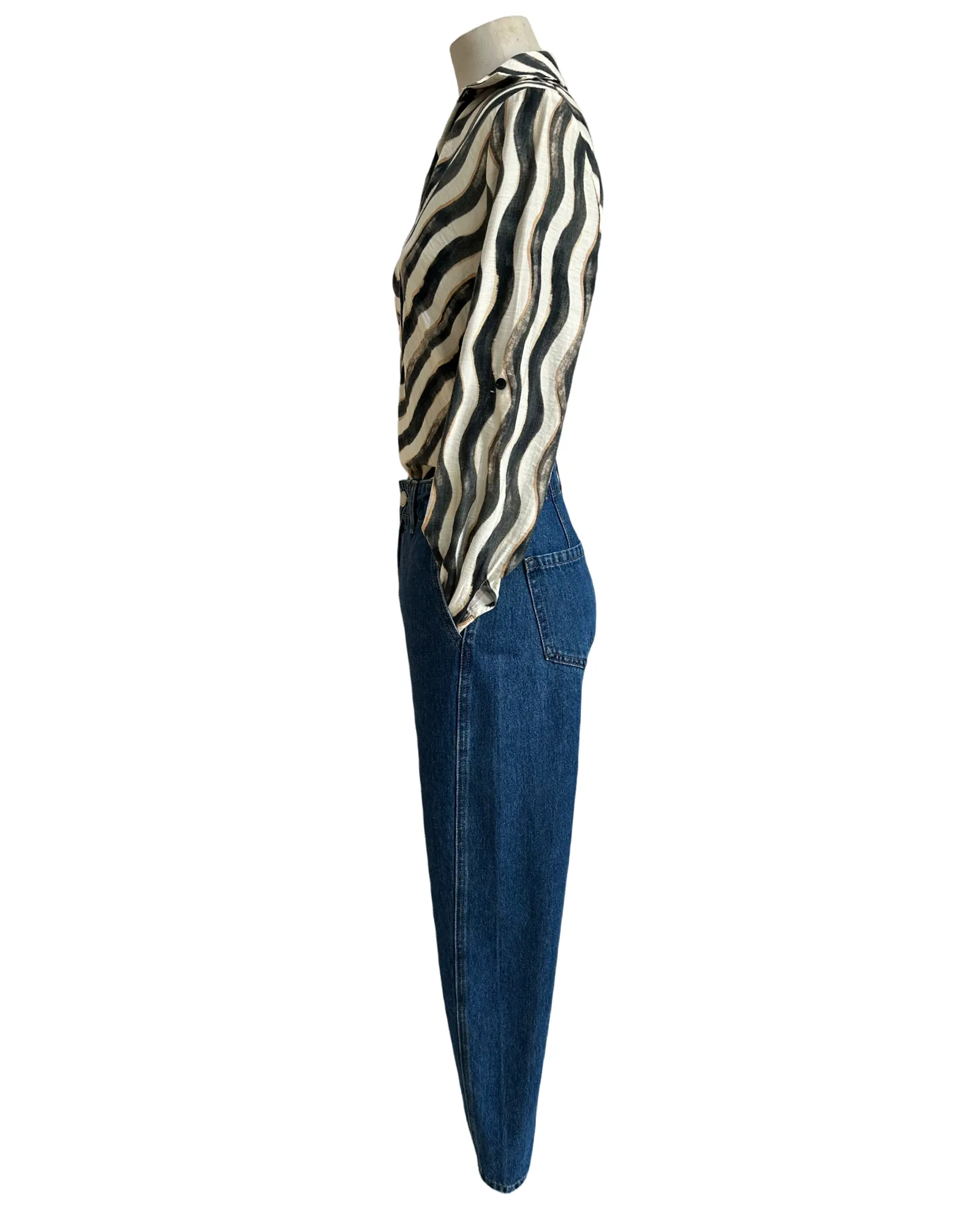 GINGER BLOUSE hilton stripe