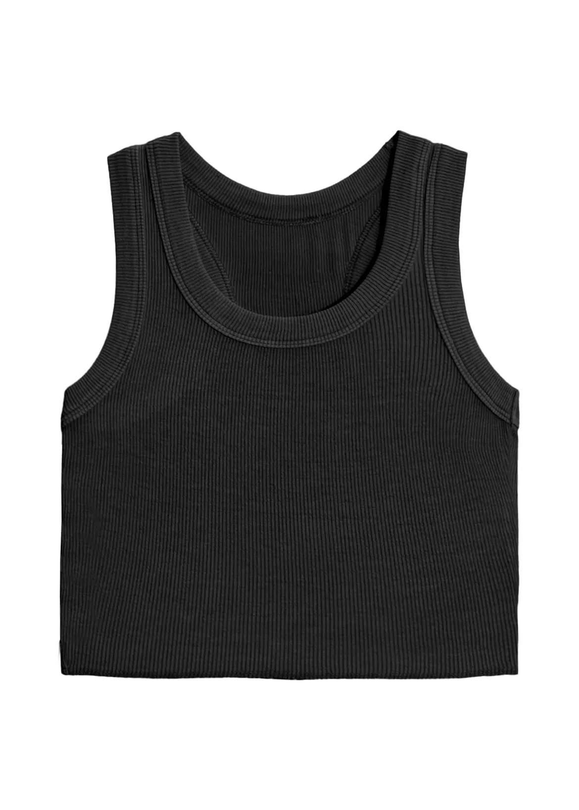 girls rib tank top