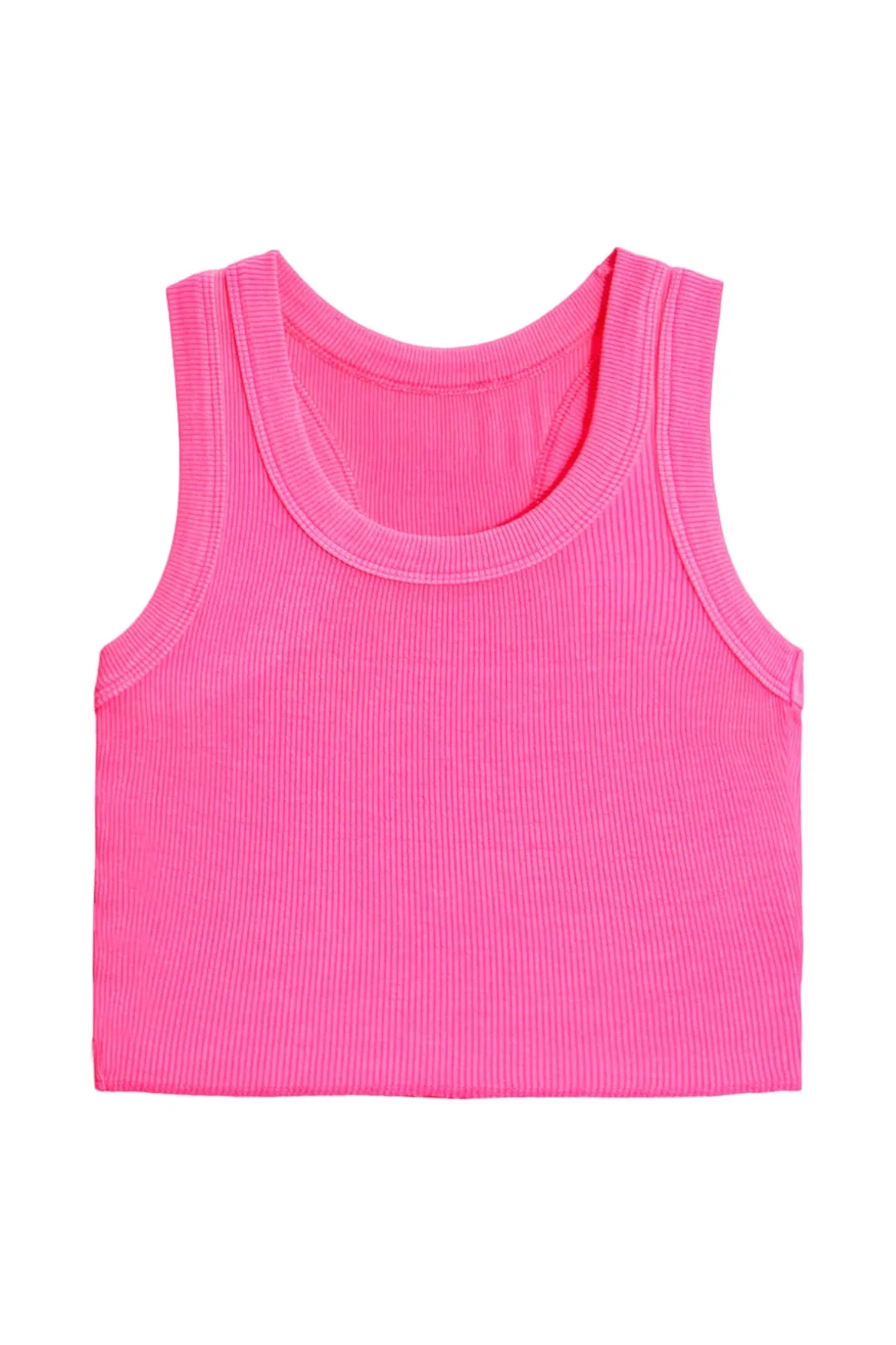 girls rib tank top
