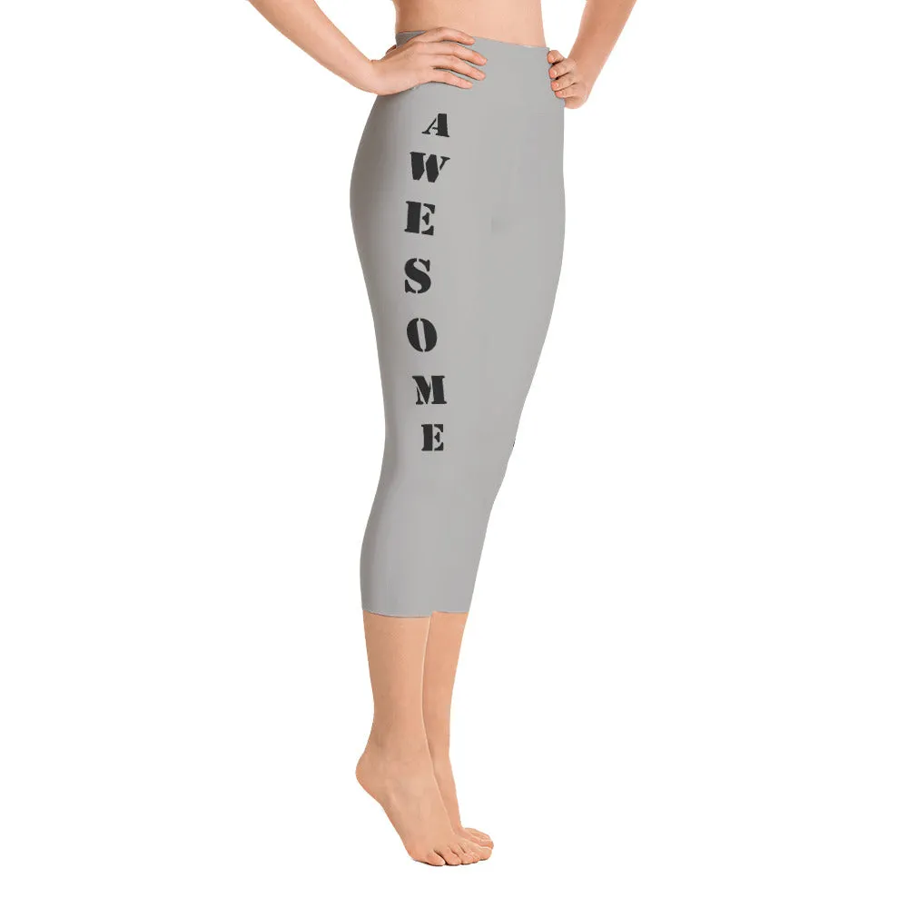 Gray Viral Awesome Goddess Leggings: Effortless Chic
