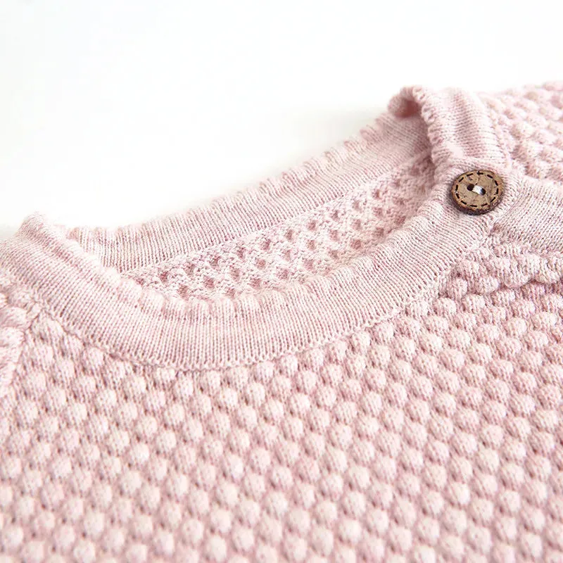 Knit Cozy Cotton Baby Outfit Set