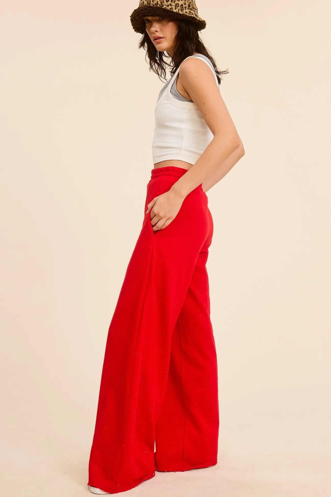 L.A Wide Leg Sweatpants