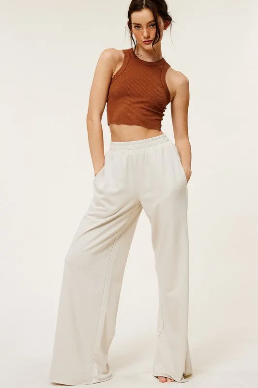 L.A Wide Leg Sweatpants