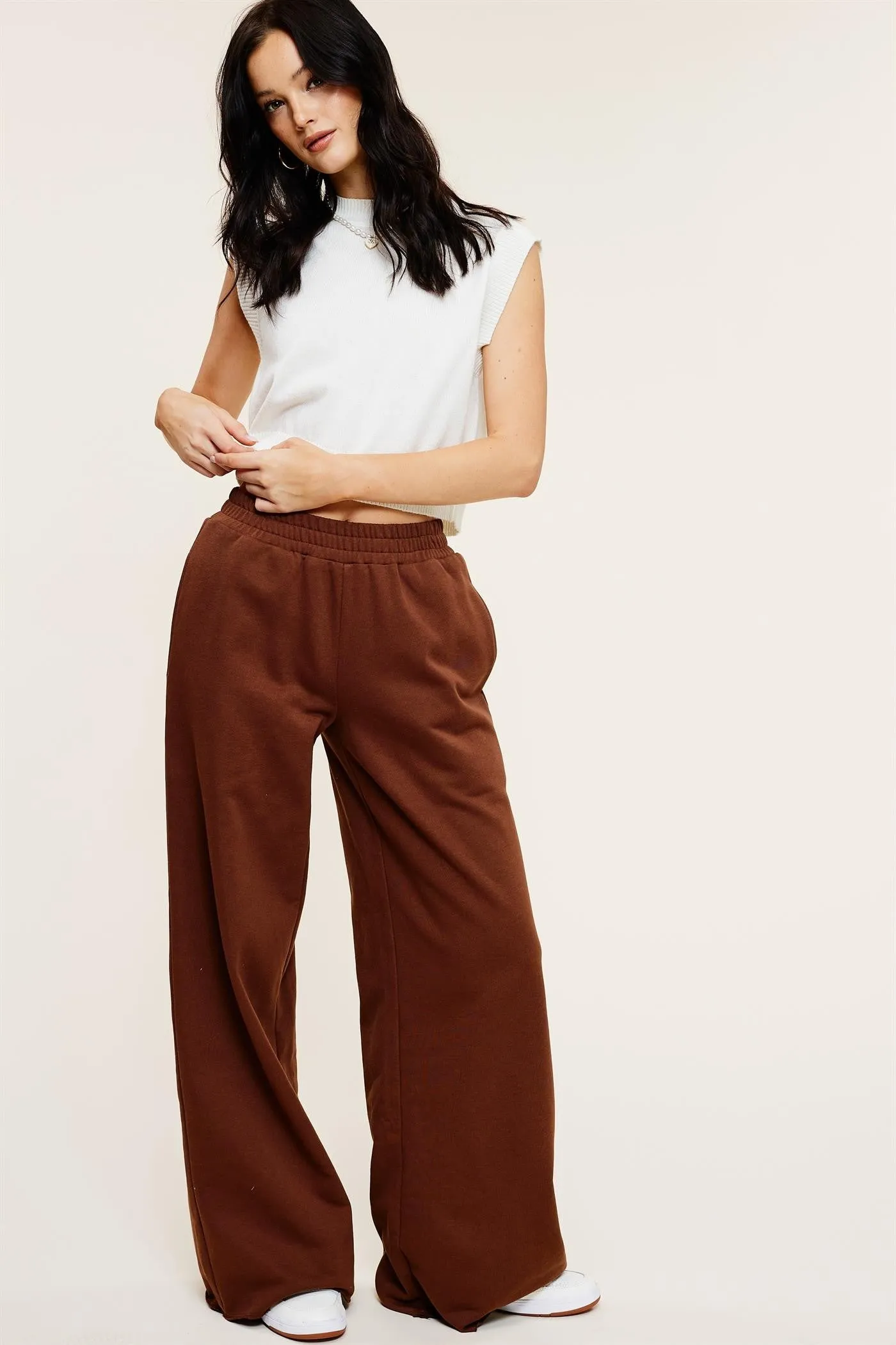 L.A Wide Leg Sweatpants