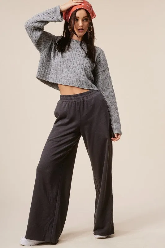 L.A Wide Leg Sweatpants
