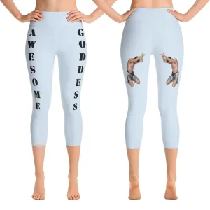 Light Gray Viral Awesome Goddess Leggings: Effortless Sophistication