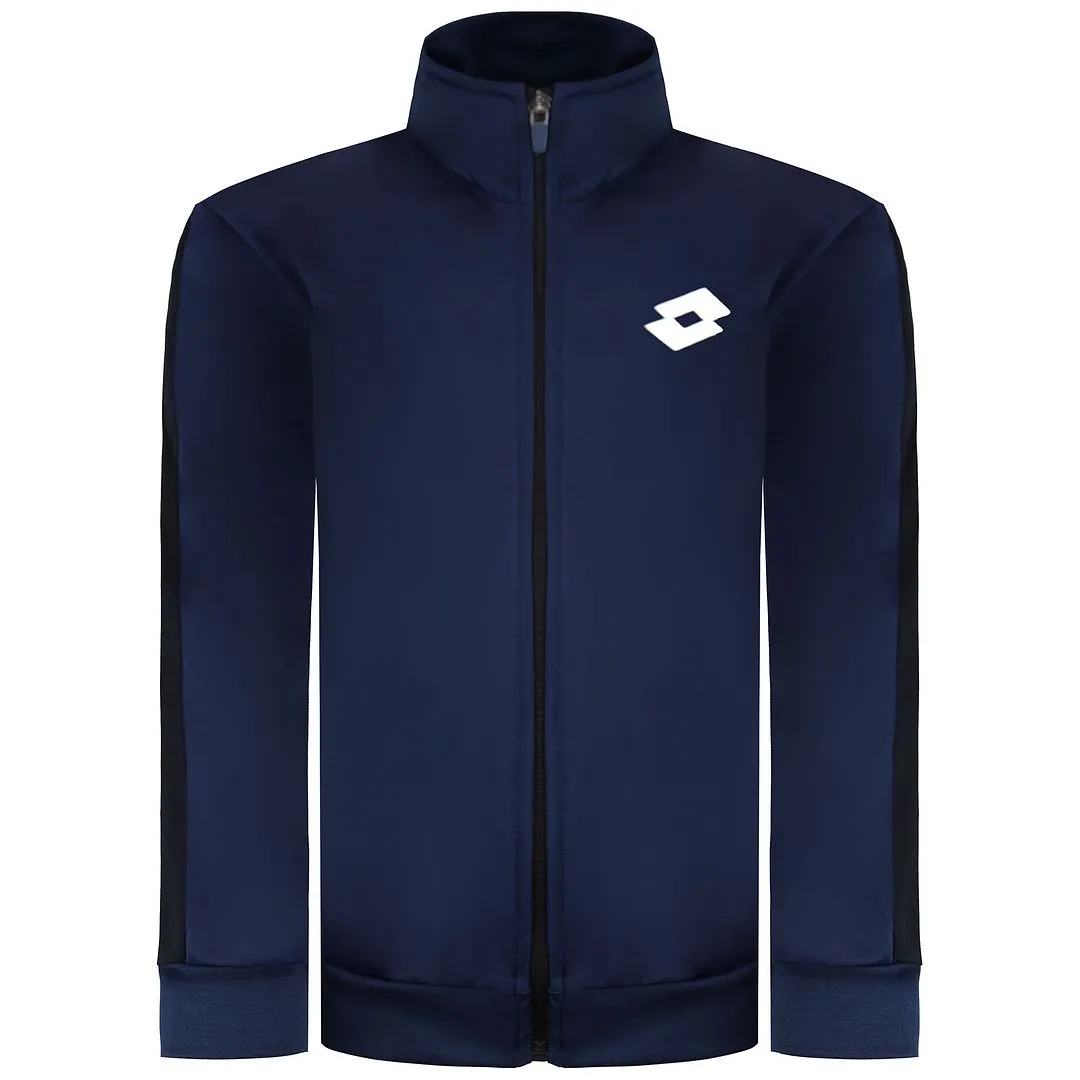 Lotto Logo Kids Navy Tracksuit