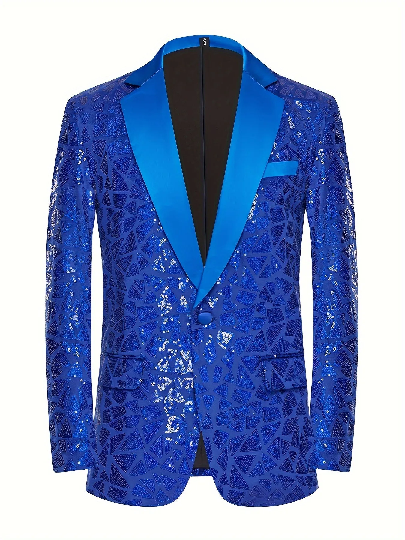 Men's Elegant Formal 2 Button Lightweight Blazer For Senior Prom Suit