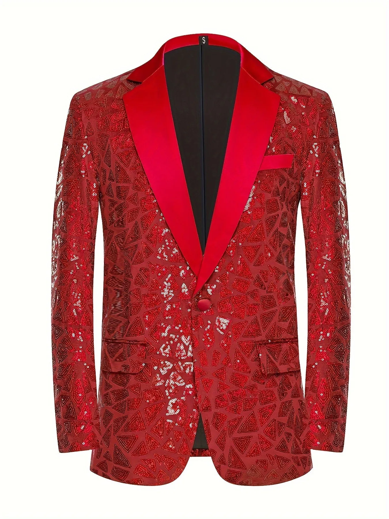 Men's Elegant Formal 2 Button Lightweight Blazer For Senior Prom Suit