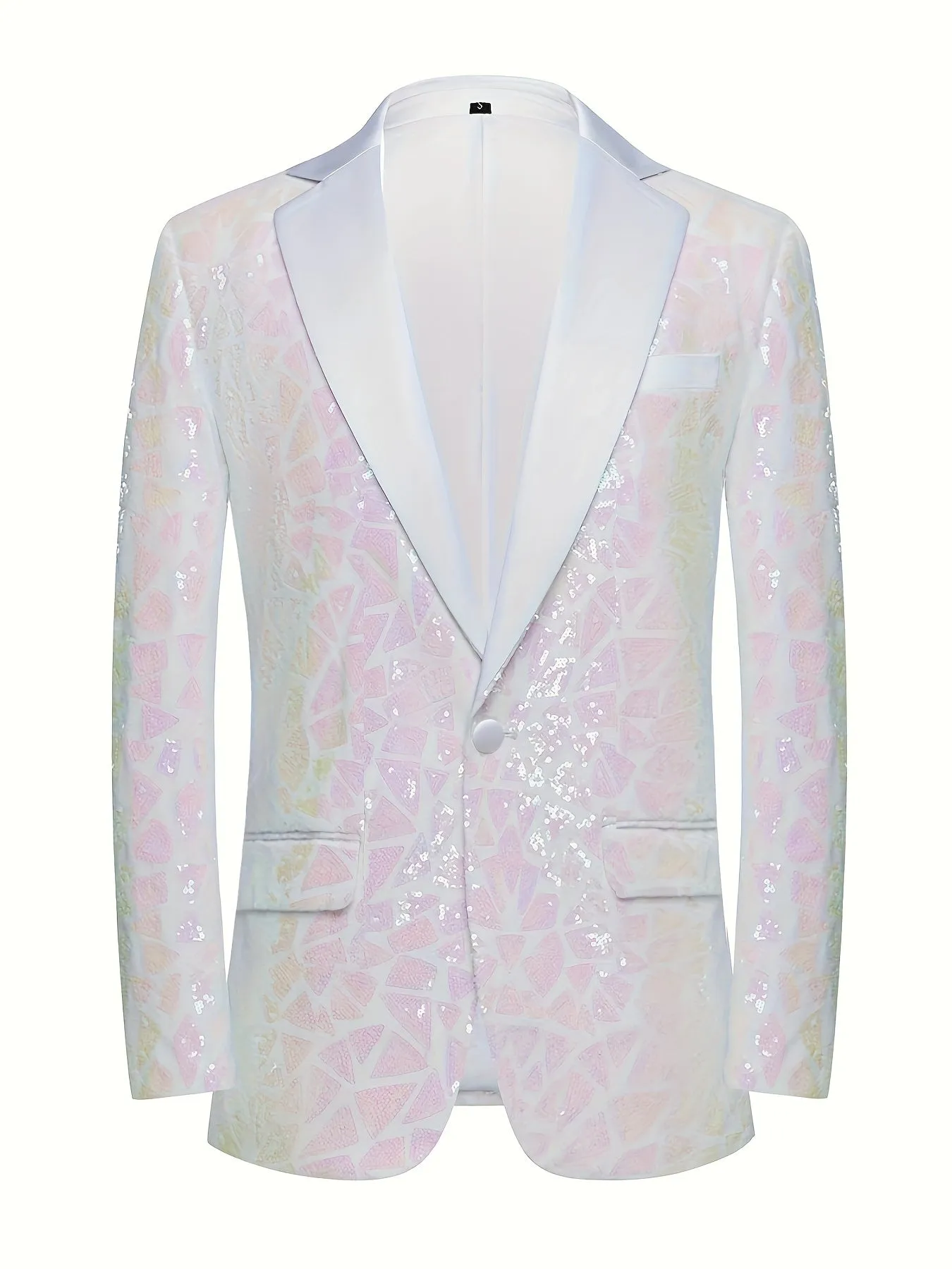 Men's Elegant Formal 2 Button Lightweight Blazer For Senior Prom Suit