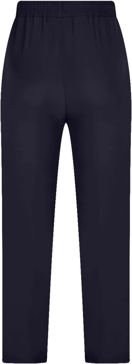 Mens Stretch Cargo Pants Casual Elastic Waist Drawstring Slim Fit Training Trousers Outdoors Golf Sweatpants Joggers