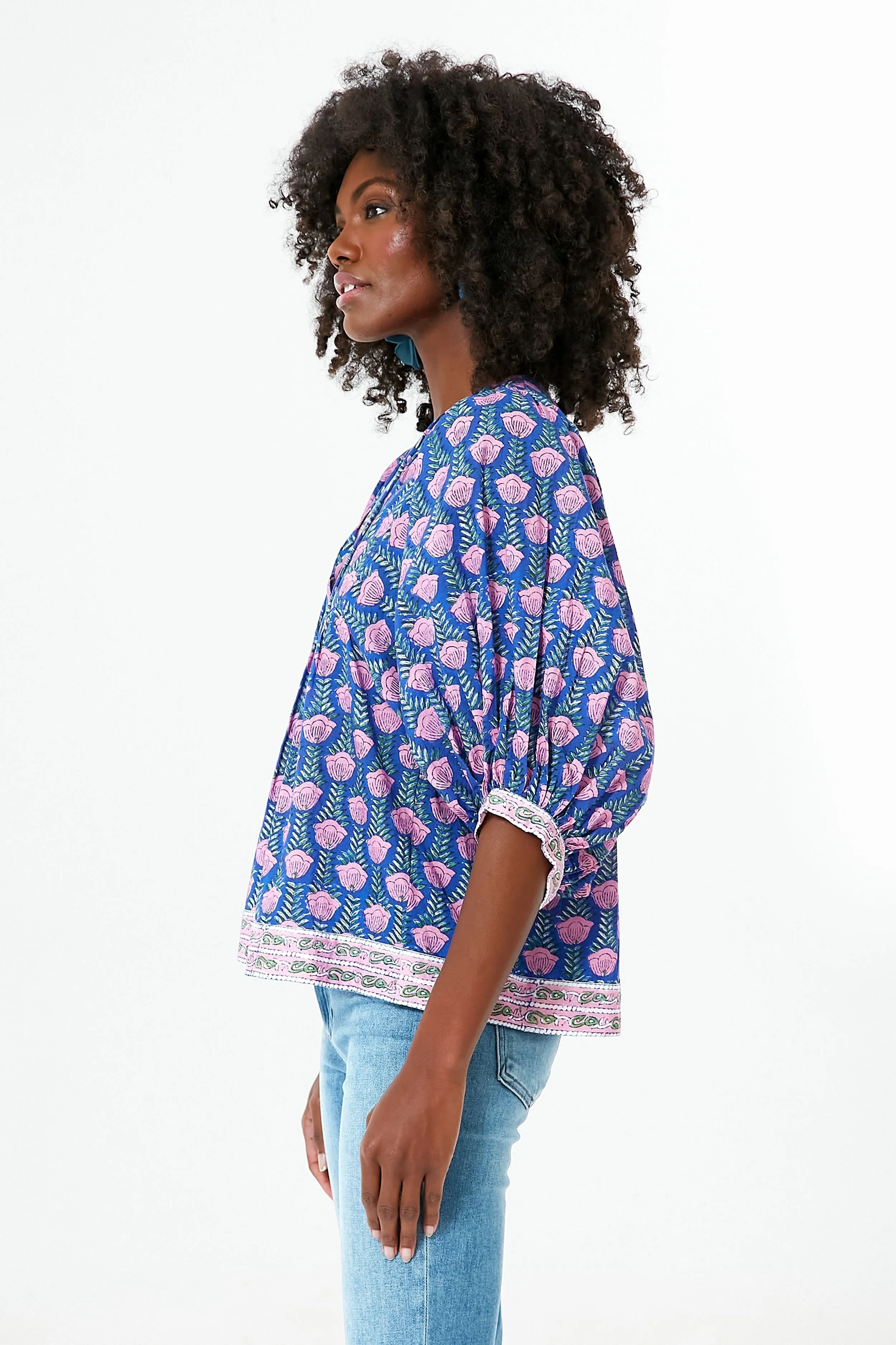 Multi Blue Jesy Blouse