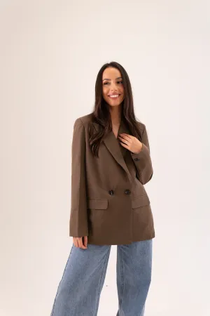 Nadia Blazer In Coffee