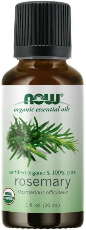 NOW Foods Organic Essential Oils Rosemary Oil, 1 fl oz