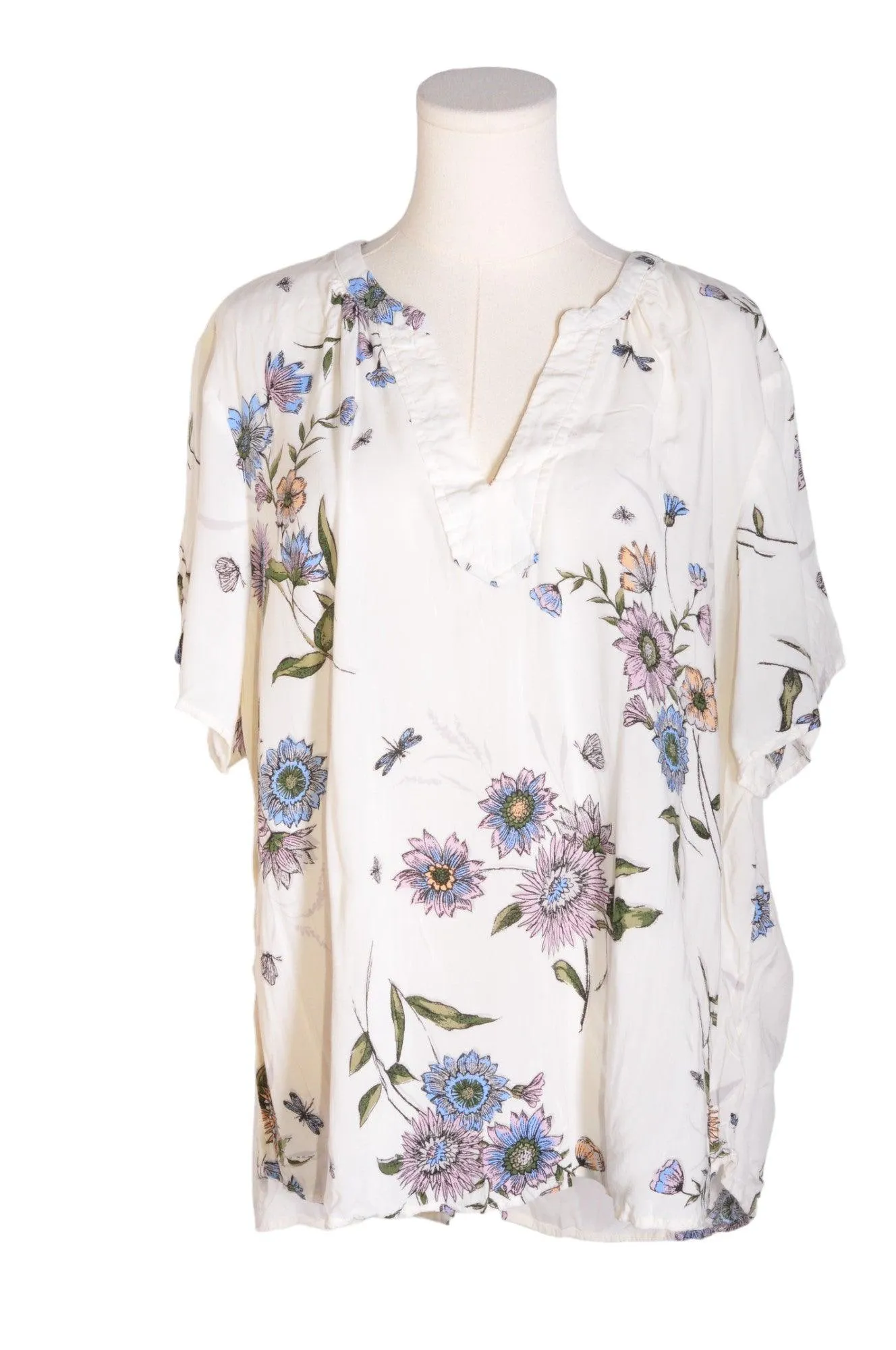 OLD NAVY Women Blouses Regular fit in White - XXL