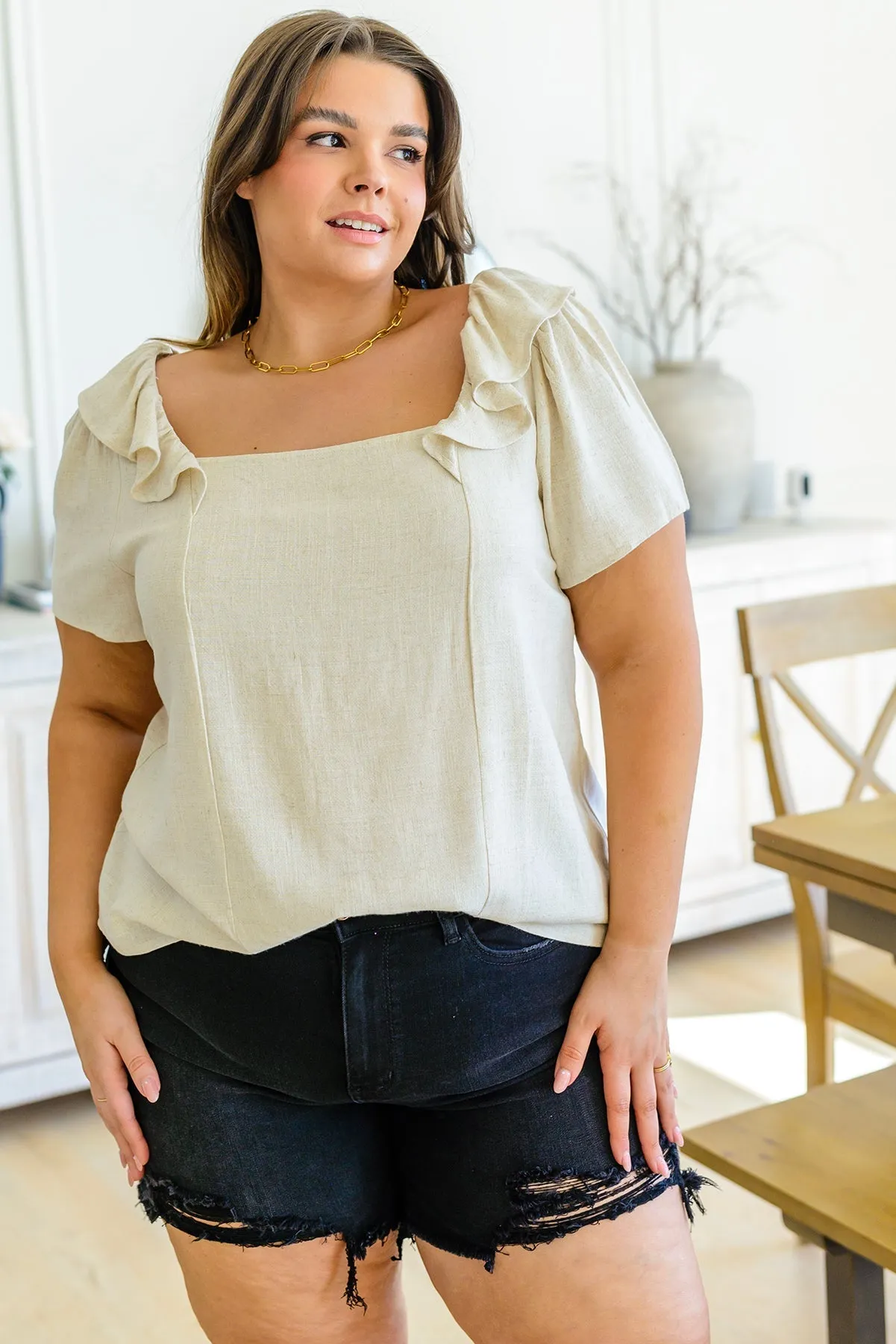 Old Town Moments Top - Ivory - Exclusively Online