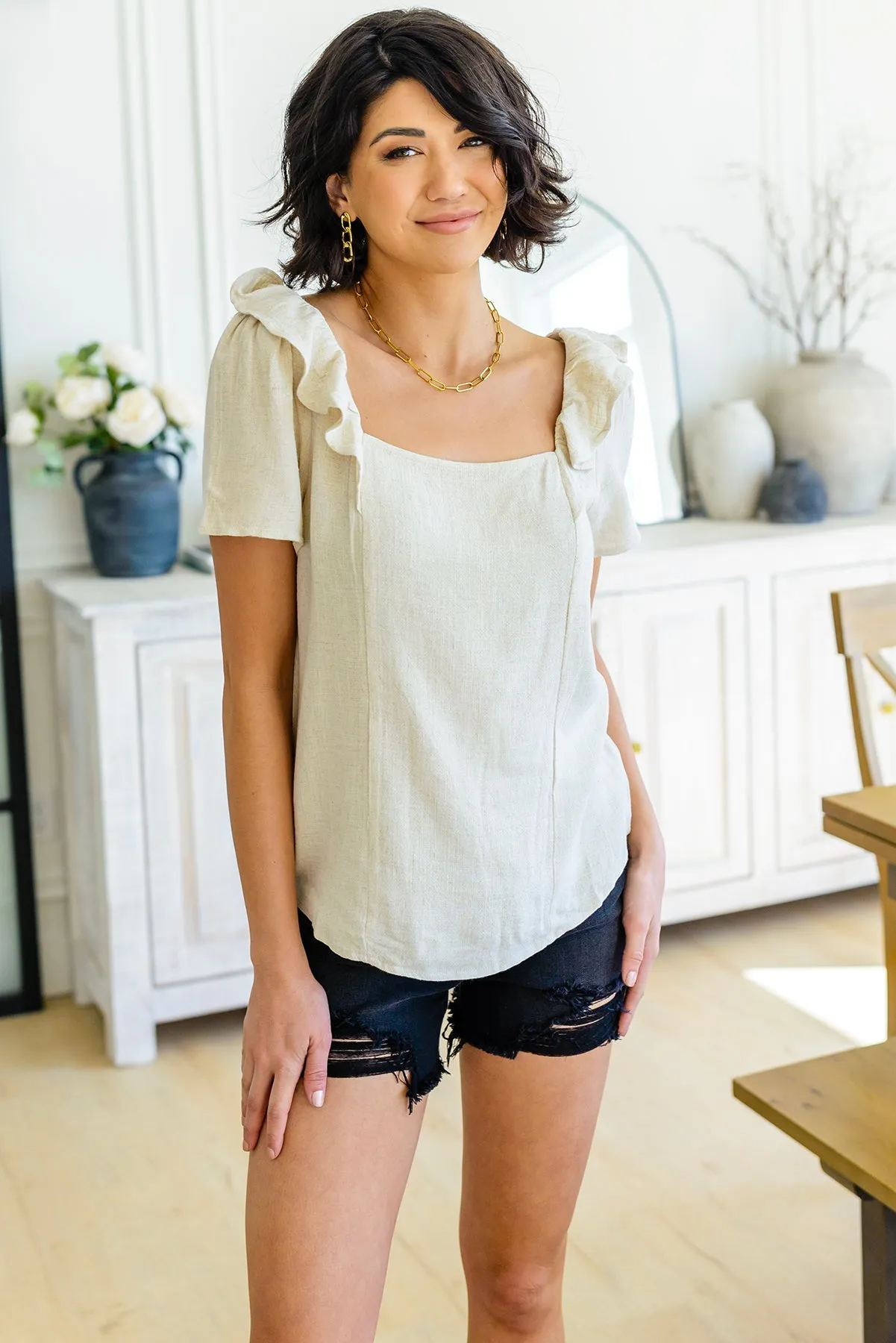 Old Town Moments Top - Ivory - Exclusively Online