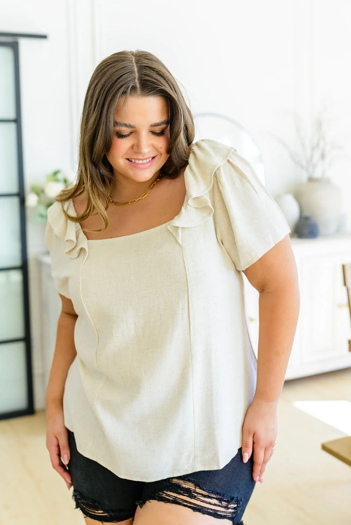 Old Town Moments Top - Ivory - Exclusively Online