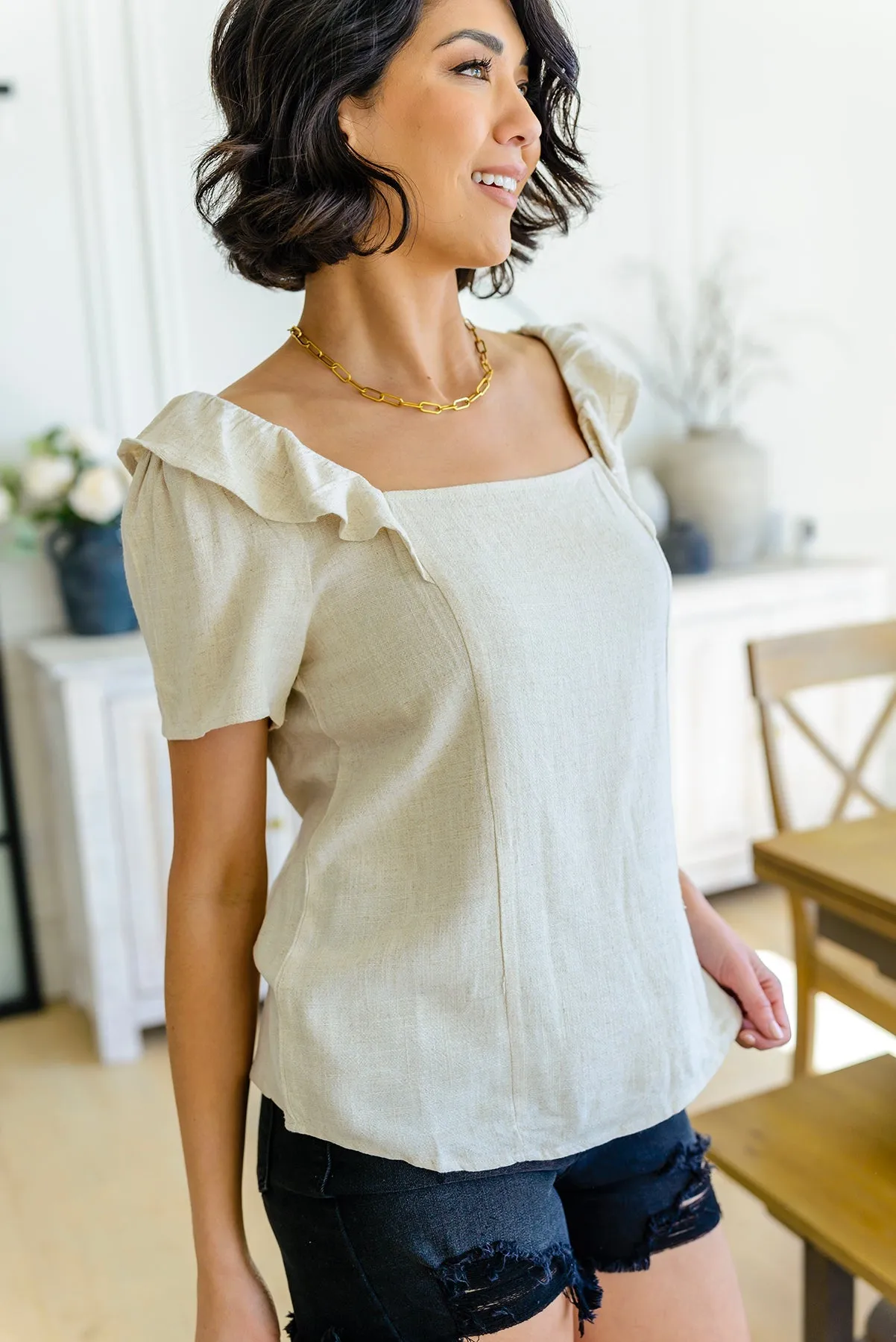 Old Town Moments Top - Ivory - Exclusively Online