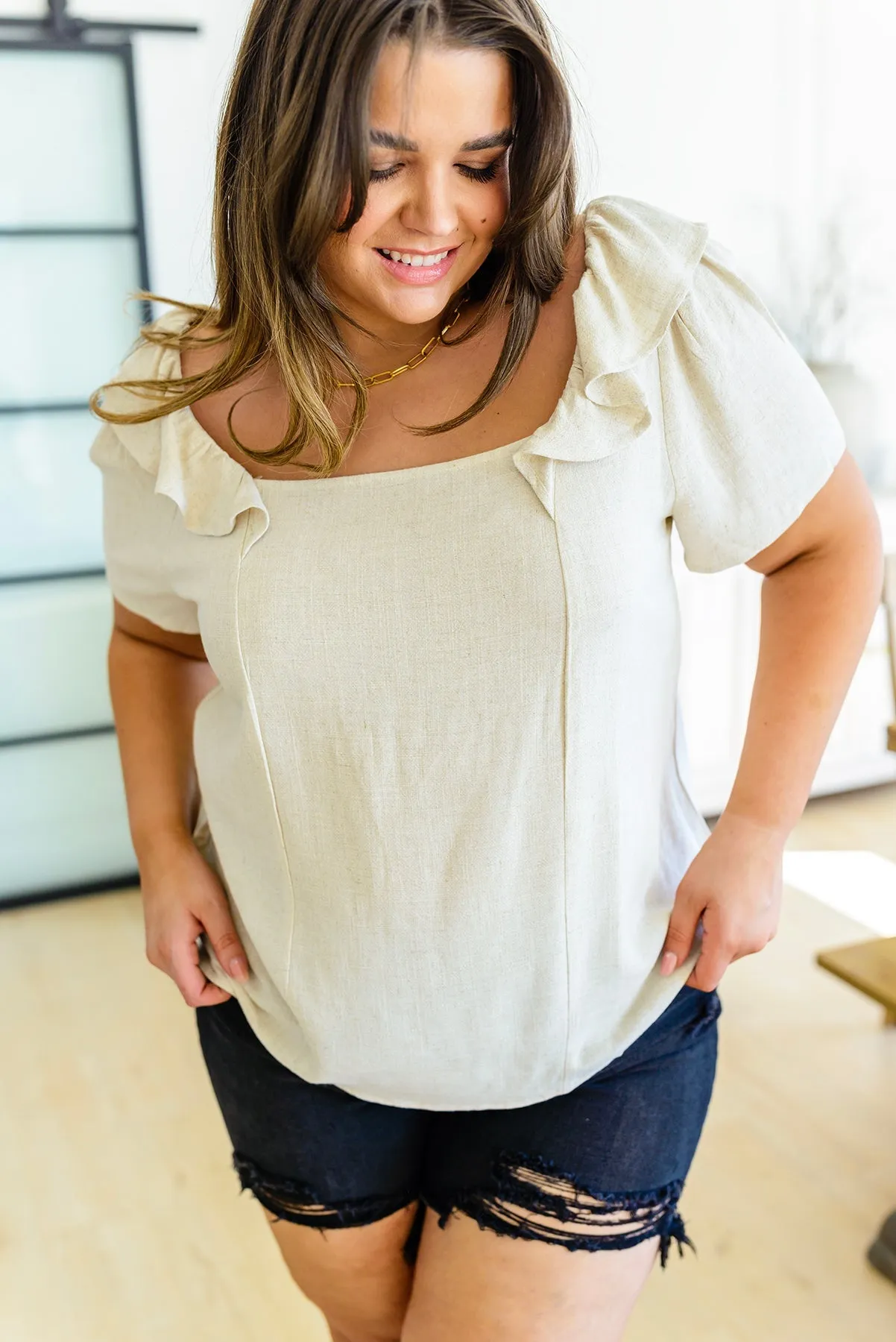 Old Town Moments Top - Ivory - Exclusively Online