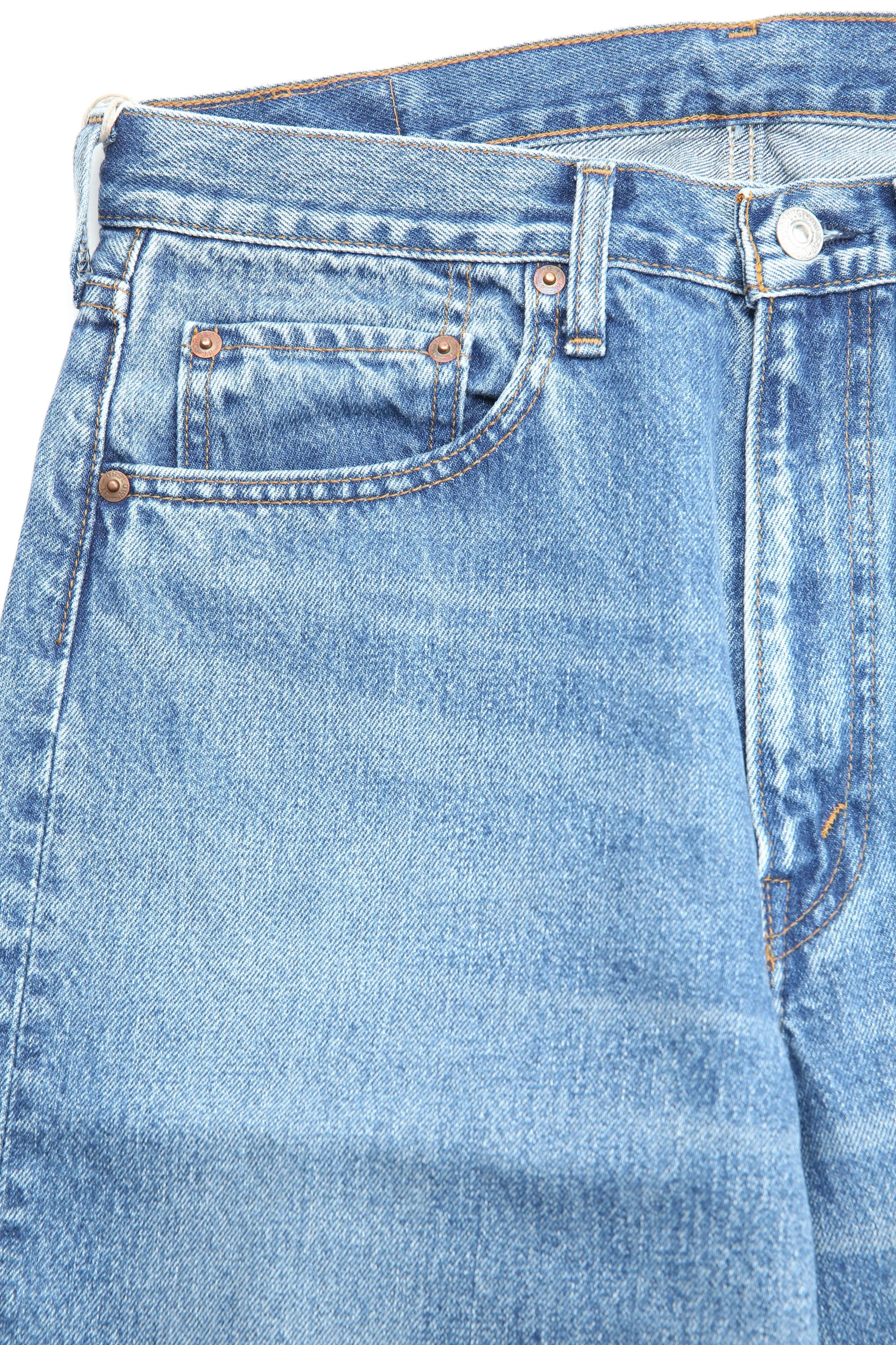 orSlow Women's SHORT LENGTH 105 90'S DENIM MID USED (*ZIPPER FLY)