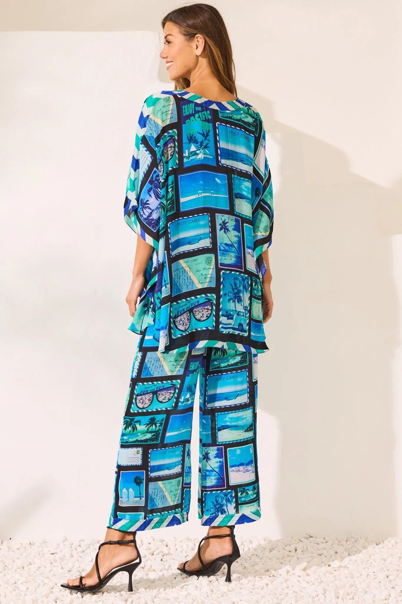 Postcards Palazzo Pants