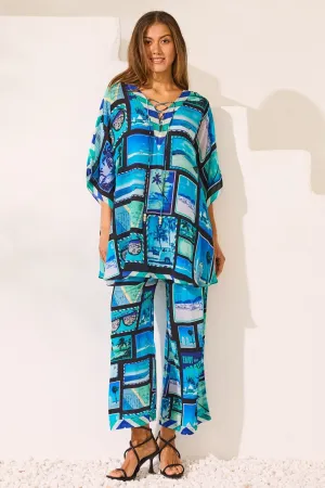Postcards Palazzo Pants