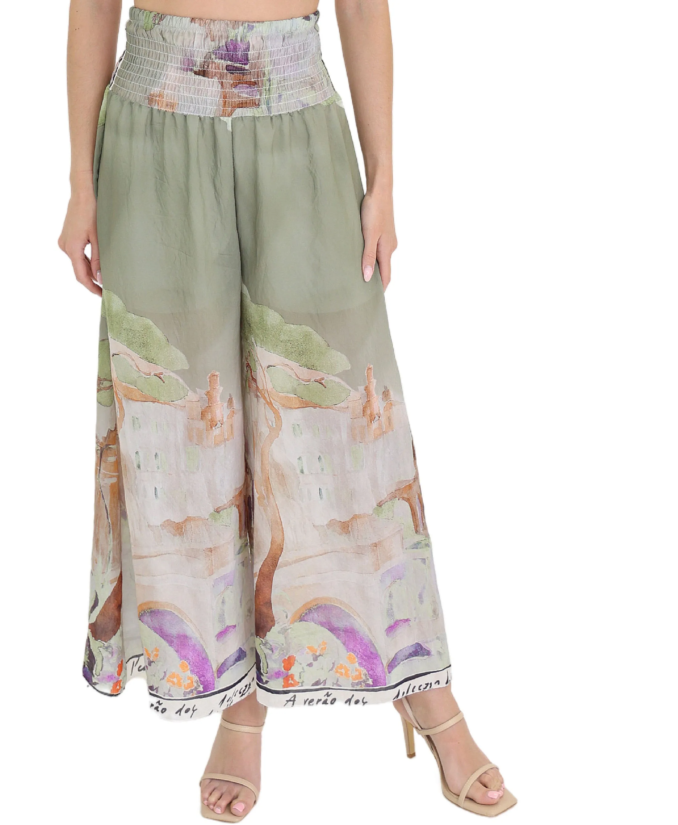 Printed Pants