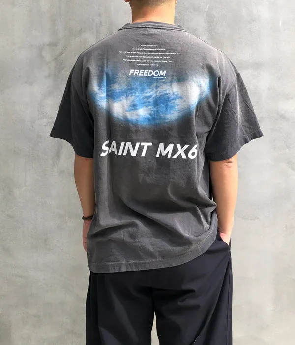 SAINT MICHAEL/FD_SS TEE/FREEDOM/BLACK